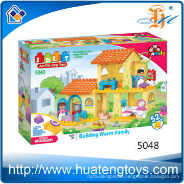 Hot Sale intelligence ABS plastic villy building block toy for kid